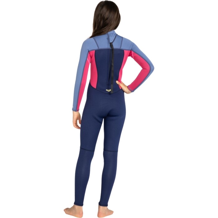 2024 Roxy Chicas Prologue 3/2mm Flatlock Back Zip Neopreno ERGW103065 - Dark Denim